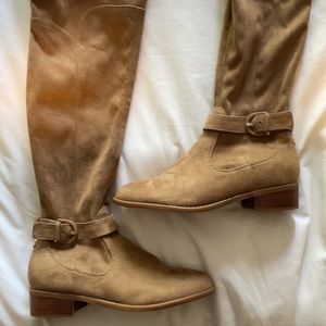 Suede over the knee boots. Worn once